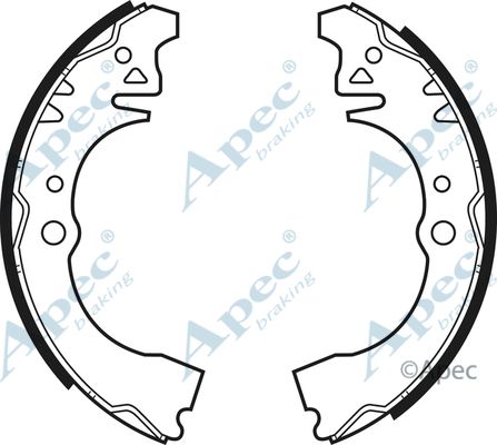 APEC BRAKING Piduriklotside komplekt SHU487